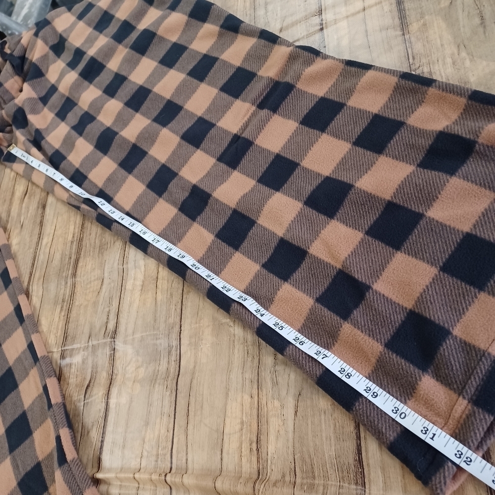 GOODFELLOW & CO Mens Tan NWT Sleepwear Plaid Buffalo Check Winter 3X Sweatpants - Picture 9 of 11